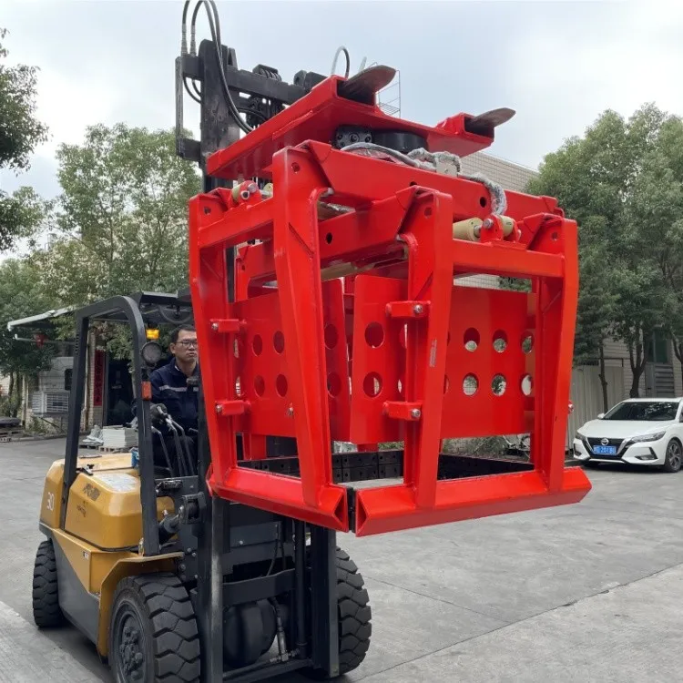 Forklift-Attachments-Bell-Type-Block-Clamp